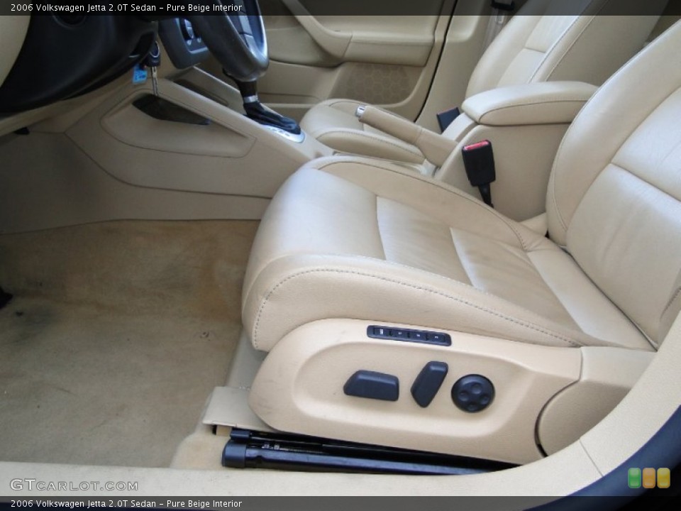 Pure Beige Interior Front Seat for the 2006 Volkswagen Jetta 2.0T Sedan #63907436