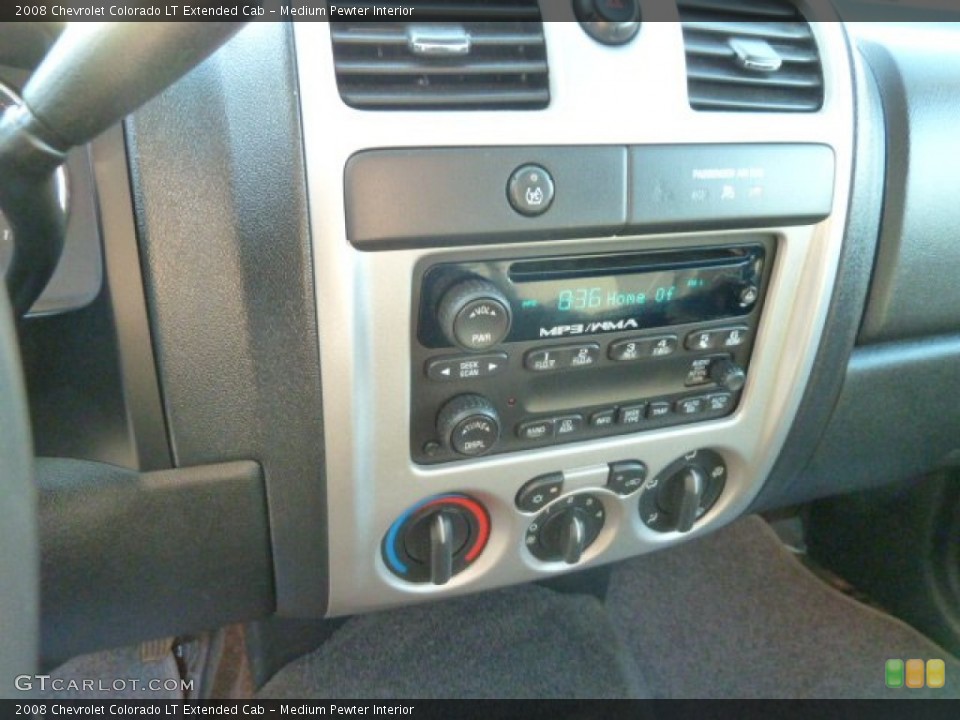 Medium Pewter Interior Controls for the 2008 Chevrolet Colorado LT Extended Cab #63910004