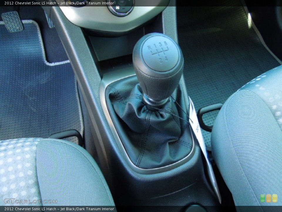 Jet Black/Dark Titanium Interior Transmission for the 2012 Chevrolet Sonic LS Hatch #63910889