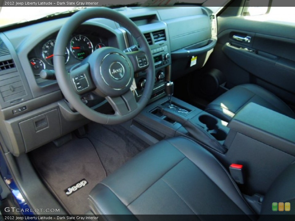 Dark Slate Gray Interior Prime Interior for the 2012 Jeep Liberty Latitude #63911942