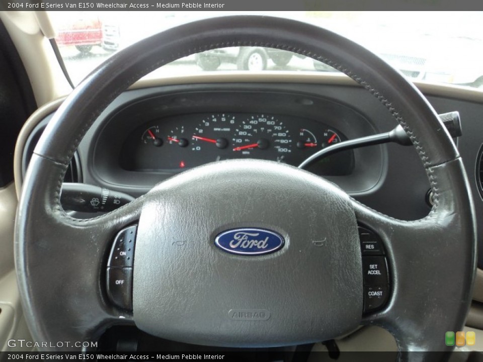 Medium Pebble Interior Steering Wheel for the 2004 Ford E Series Van E150 Wheelchair Access #63912515