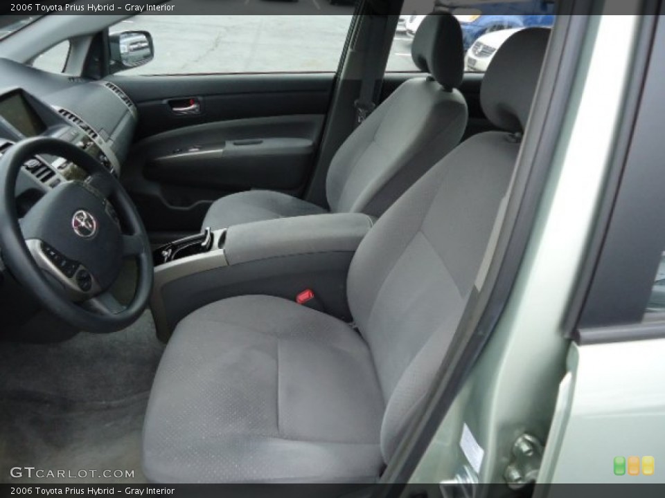 Gray 2006 Toyota Prius Interiors