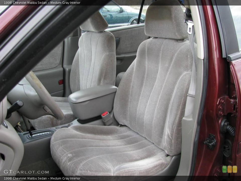 Medum Gray Interior Front Seat for the 1998 Chevrolet Malibu Sedan #6391893