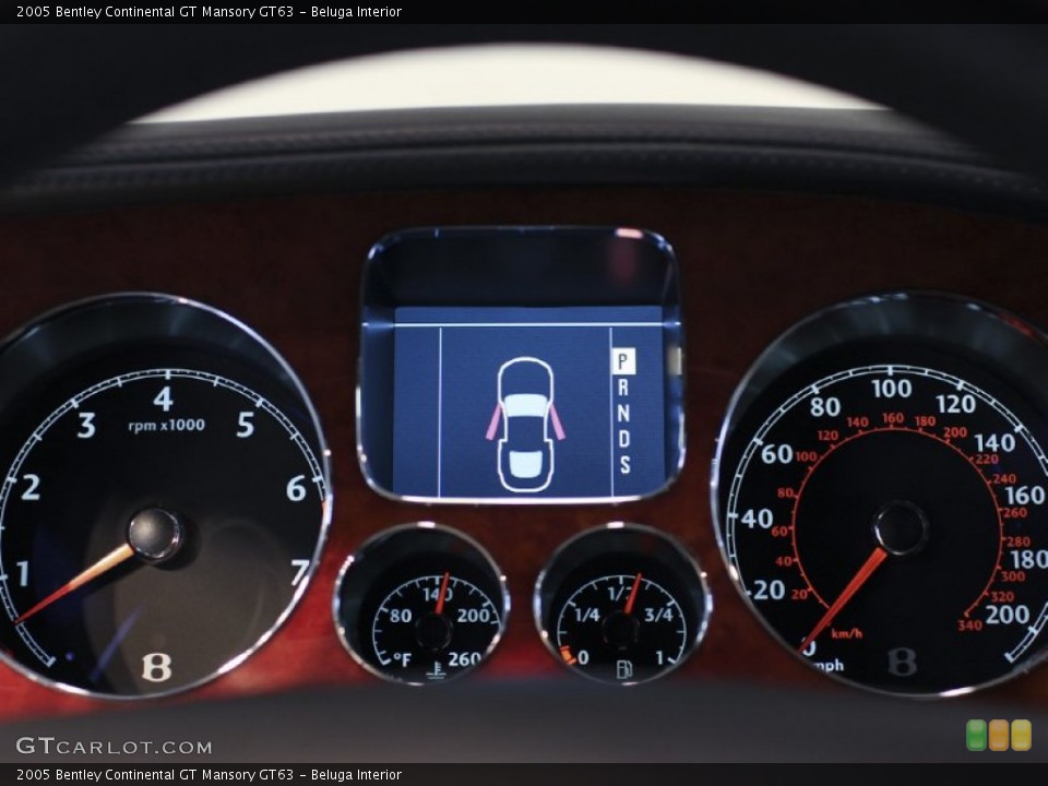 Beluga Interior Gauges for the 2005 Bentley Continental GT Mansory GT63 #63925407