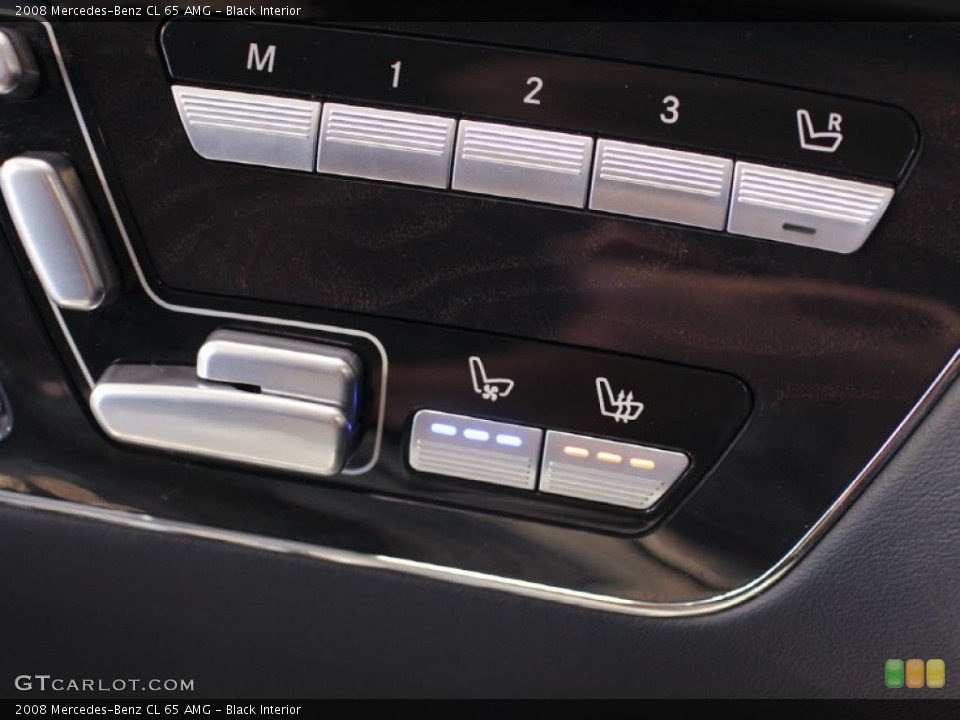 Black Interior Controls for the 2008 Mercedes-Benz CL 65 AMG #63926944