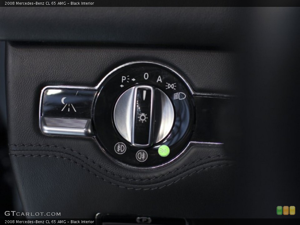 Black Interior Controls for the 2008 Mercedes-Benz CL 65 AMG #63926962