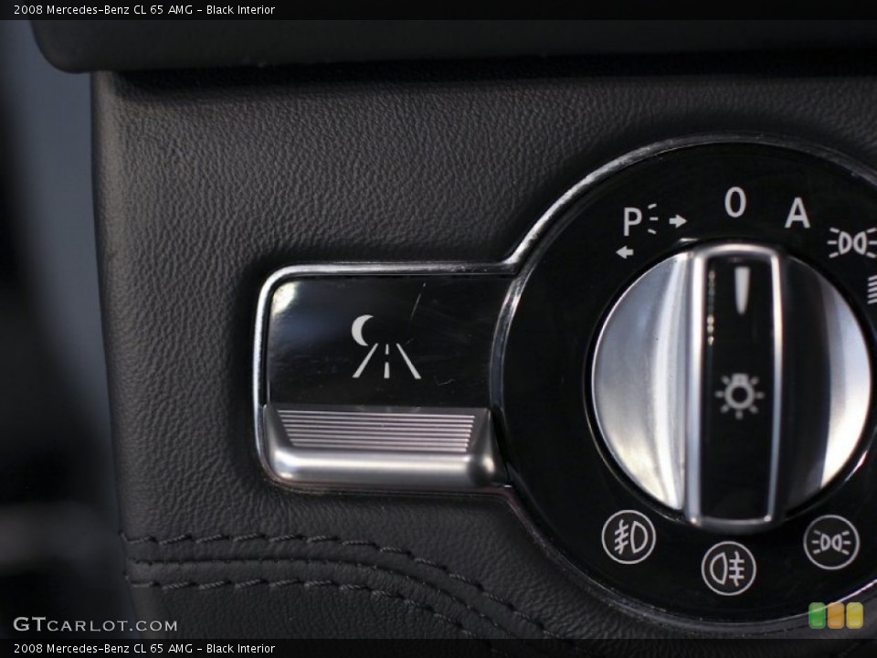Black Interior Controls for the 2008 Mercedes-Benz CL 65 AMG #63927271