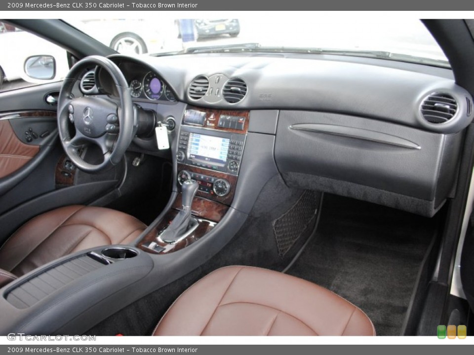 Tobacco Brown Interior Dashboard for the 2009 Mercedes-Benz CLK 350 Cabriolet #63928375