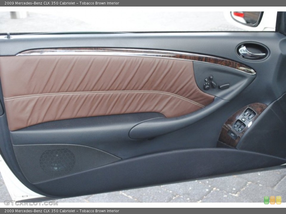 Tobacco Brown Interior Door Panel for the 2009 Mercedes-Benz CLK 350 Cabriolet #63928390