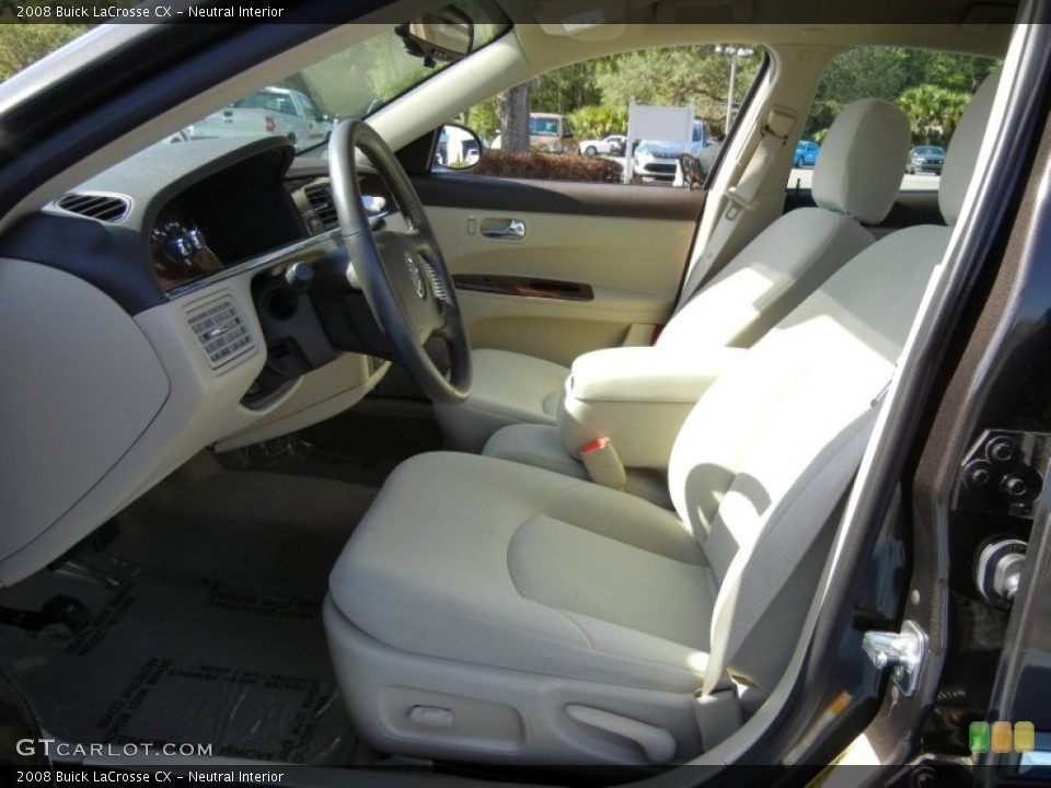 Neutral Interior Photo for the 2008 Buick LaCrosse CX #63931578