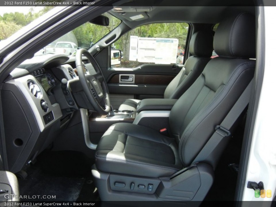 Black Interior Photo for the 2012 Ford F150 Lariat SuperCrew 4x4 #63931992