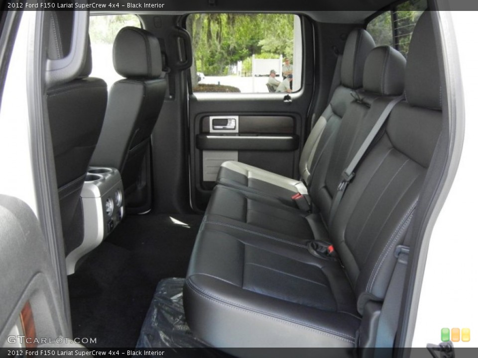 Black Interior Photo for the 2012 Ford F150 Lariat SuperCrew 4x4 #63932003
