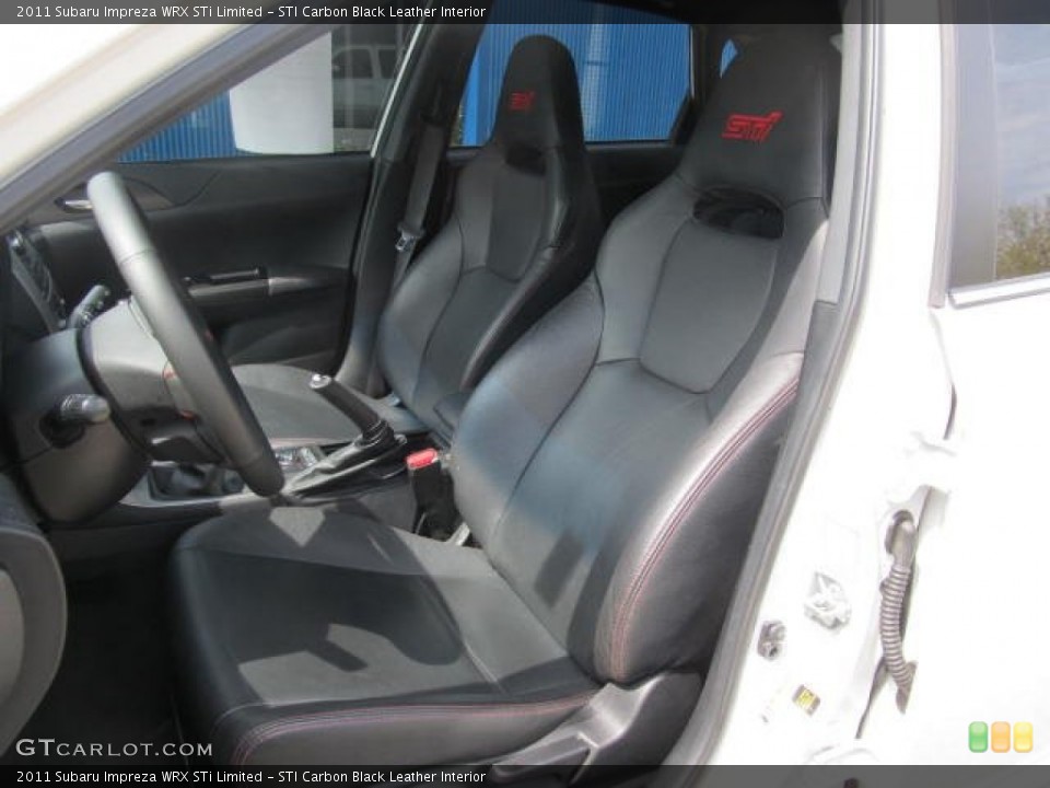 STI Carbon Black Leather Interior Photo for the 2011 Subaru Impreza WRX STi Limited #63934882