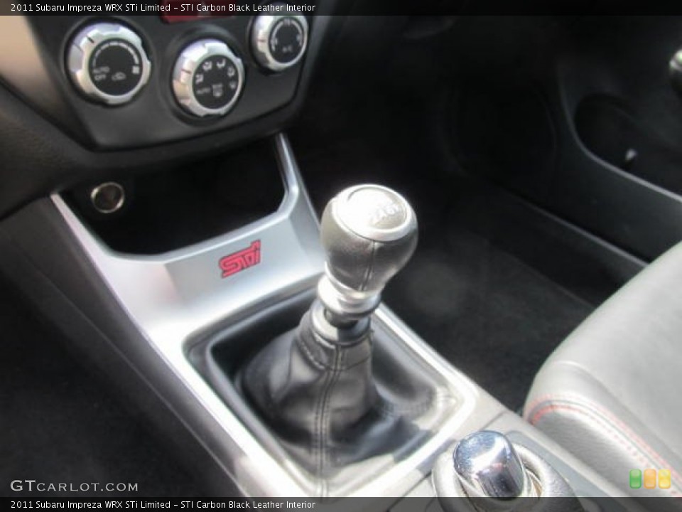 STI Carbon Black Leather Interior Transmission for the 2011 Subaru Impreza WRX STi Limited #63934915