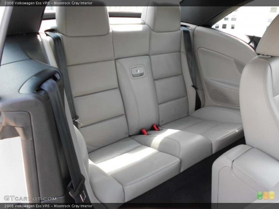 Moonrock Gray Interior Rear Seat for the 2008 Volkswagen Eos VR6 #63935666