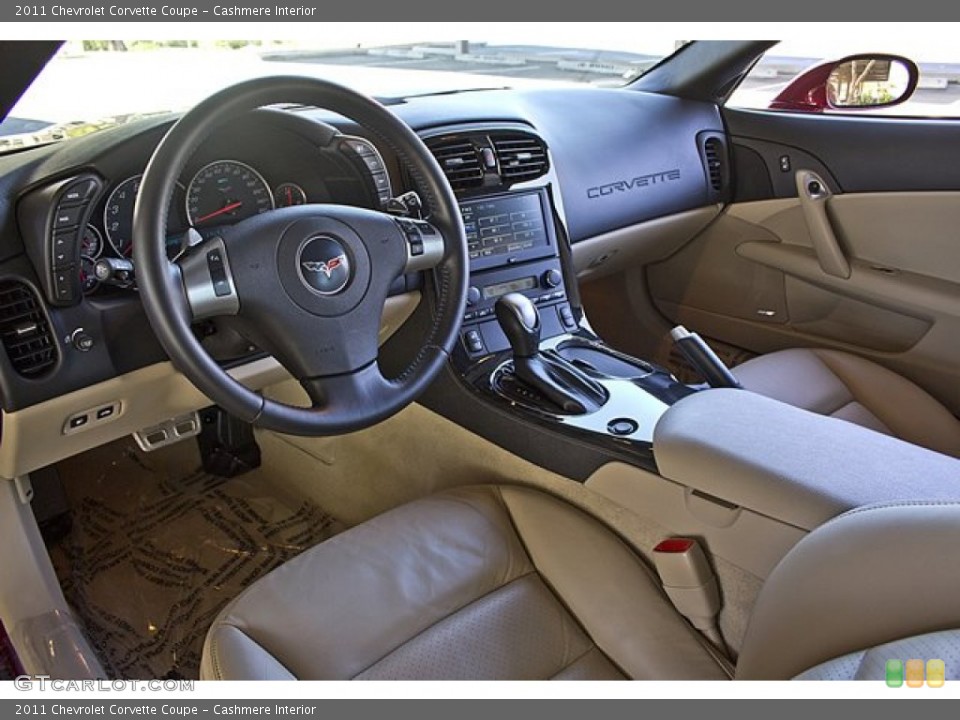 Cashmere Interior Prime Interior for the 2011 Chevrolet Corvette Coupe #63938402