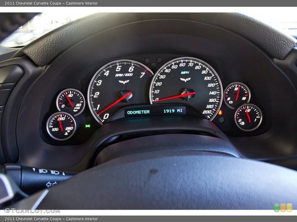 Cashmere Interior Gauges for the 2011 Chevrolet Corvette Coupe #63938426