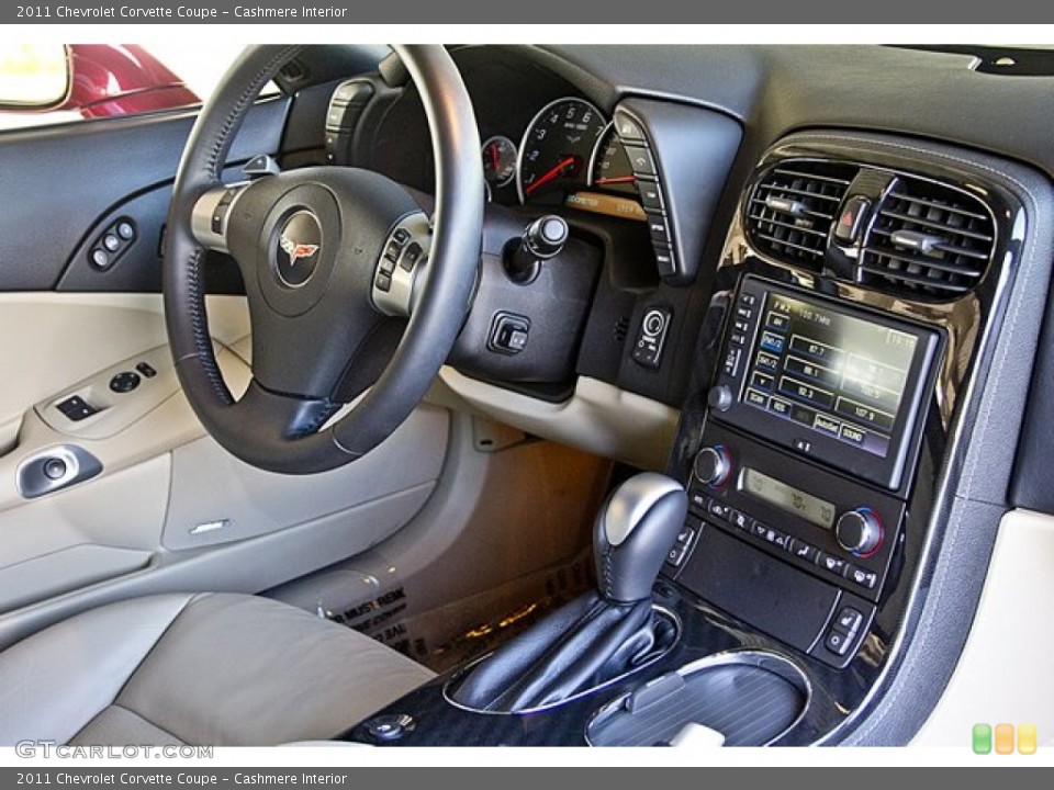 Cashmere Interior Dashboard for the 2011 Chevrolet Corvette Coupe #63938444