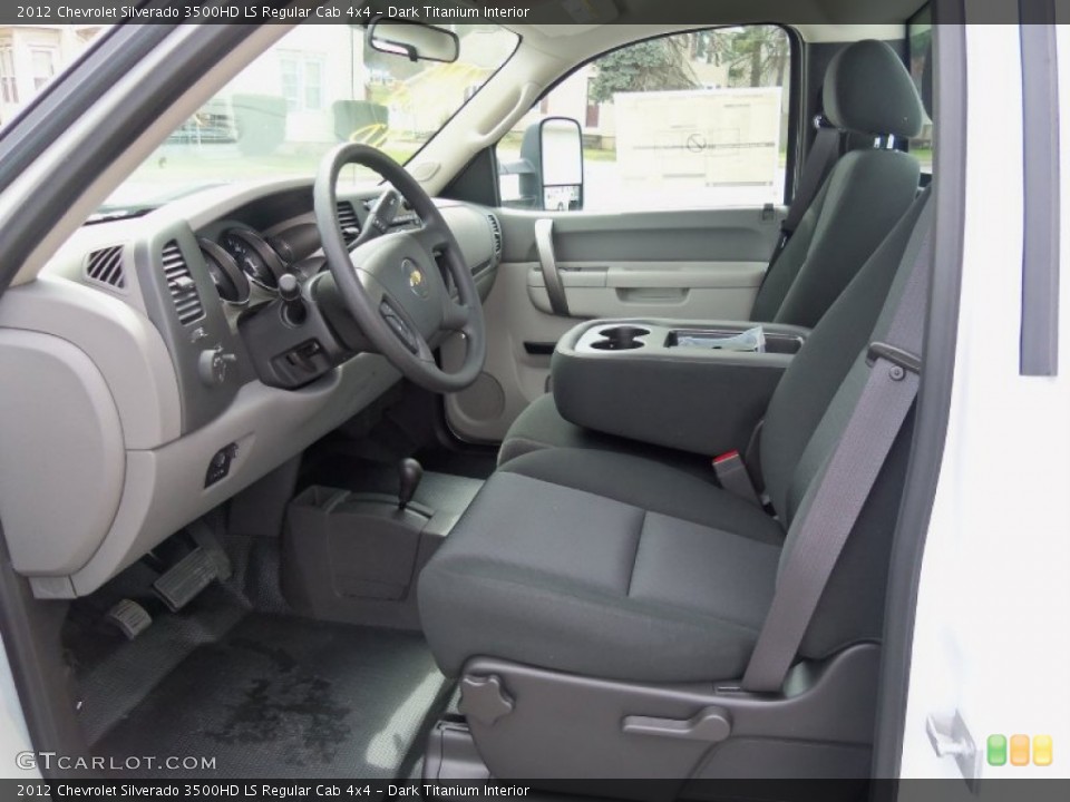 Dark Titanium Interior Photo for the 2012 Chevrolet Silverado 3500HD LS Regular Cab 4x4 #63941012