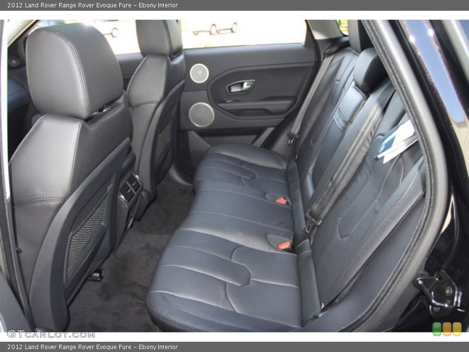 Ebony Interior Photo for the 2012 Land Rover Range Rover Evoque Pure #63941959