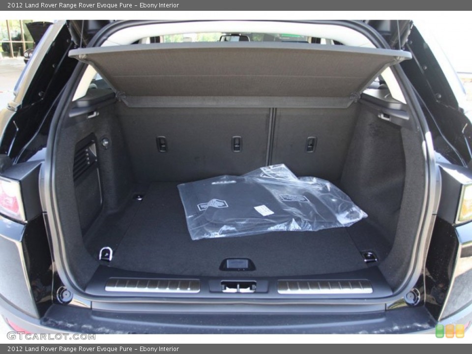 Ebony Interior Trunk for the 2012 Land Rover Range Rover Evoque Pure #63942046