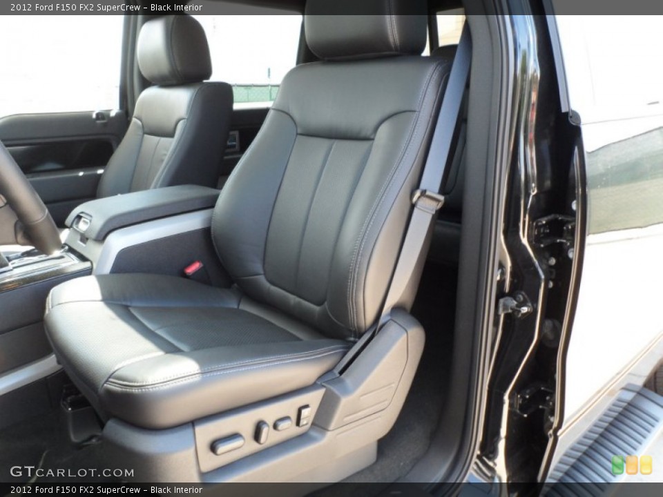 Black Interior Photo for the 2012 Ford F150 FX2 SuperCrew #63949648