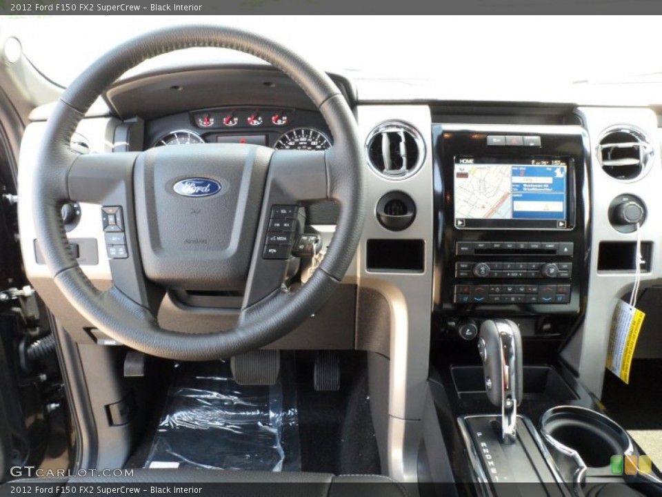 Black Interior Dashboard for the 2012 Ford F150 FX2 SuperCrew #63949672
