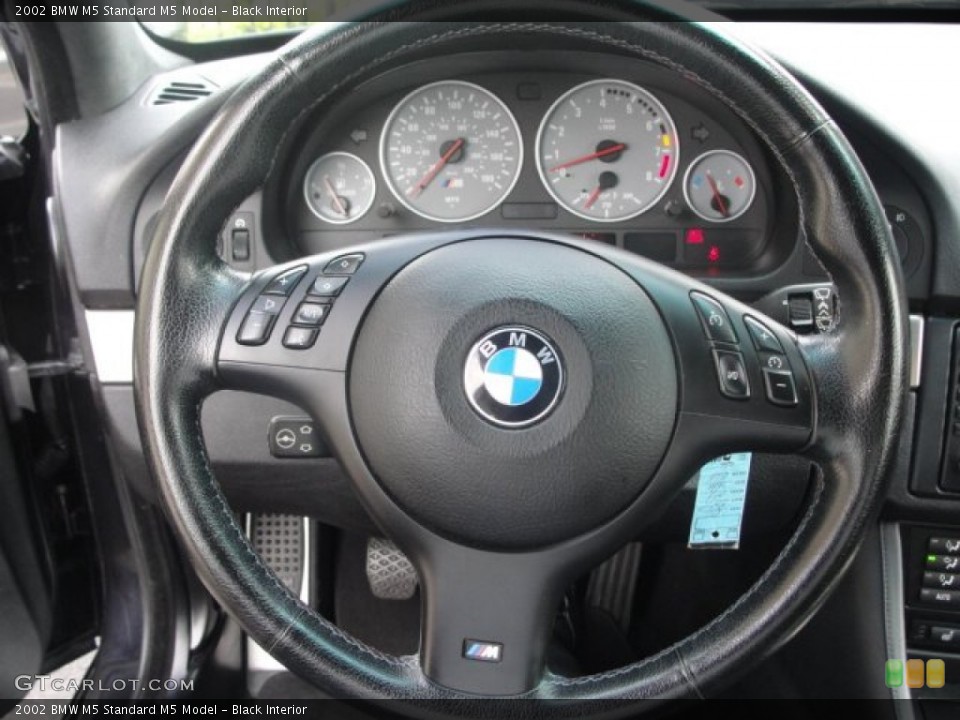 Black Interior Steering Wheel for the 2002 BMW M5  #63956895