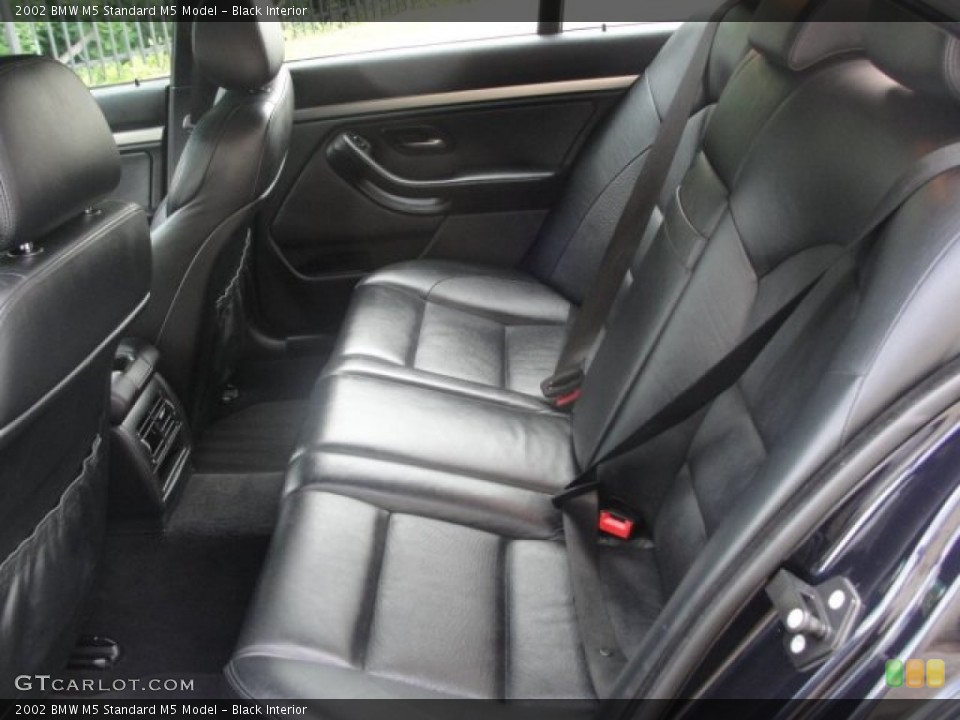 Black Interior Rear Seat for the 2002 BMW M5  #63956938