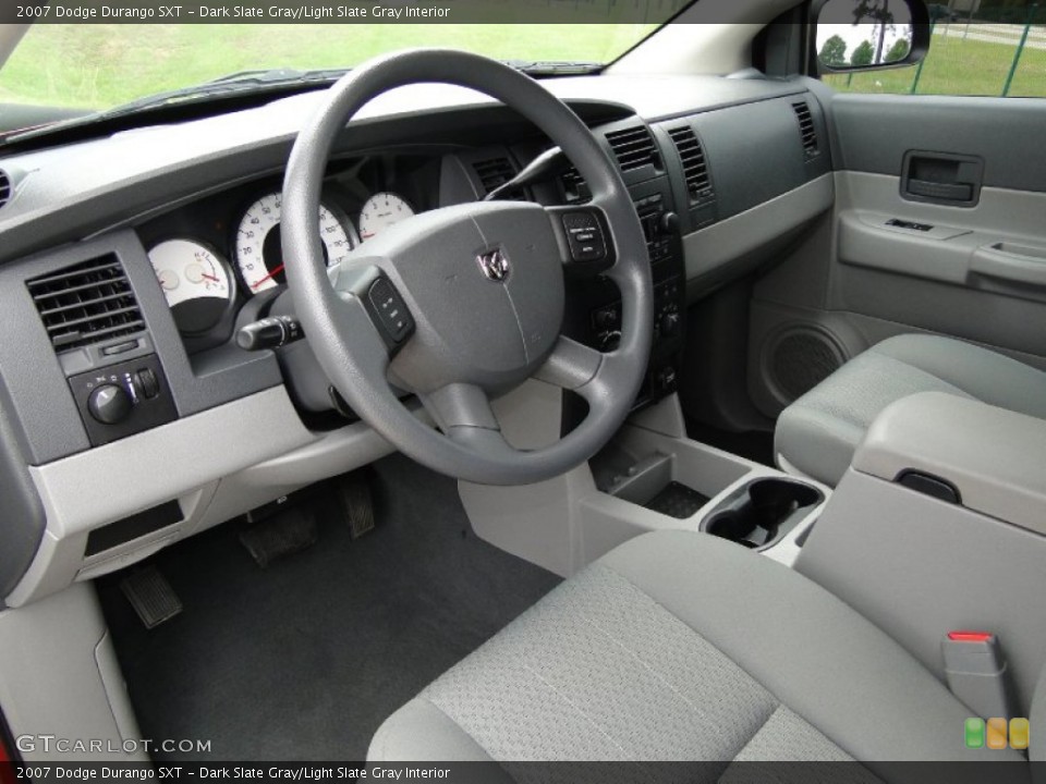 Dark Slate Gray/Light Slate Gray 2007 Dodge Durango Interiors