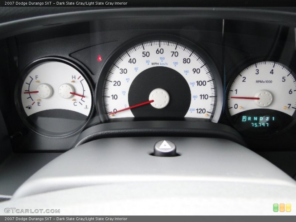 Dark Slate Gray/Light Slate Gray Interior Gauges for the 2007 Dodge Durango SXT #63957054