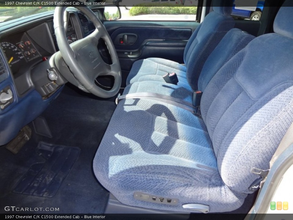 Blue Interior Front Seat for the 1997 Chevrolet C/K C1500 Extended Cab #63957982