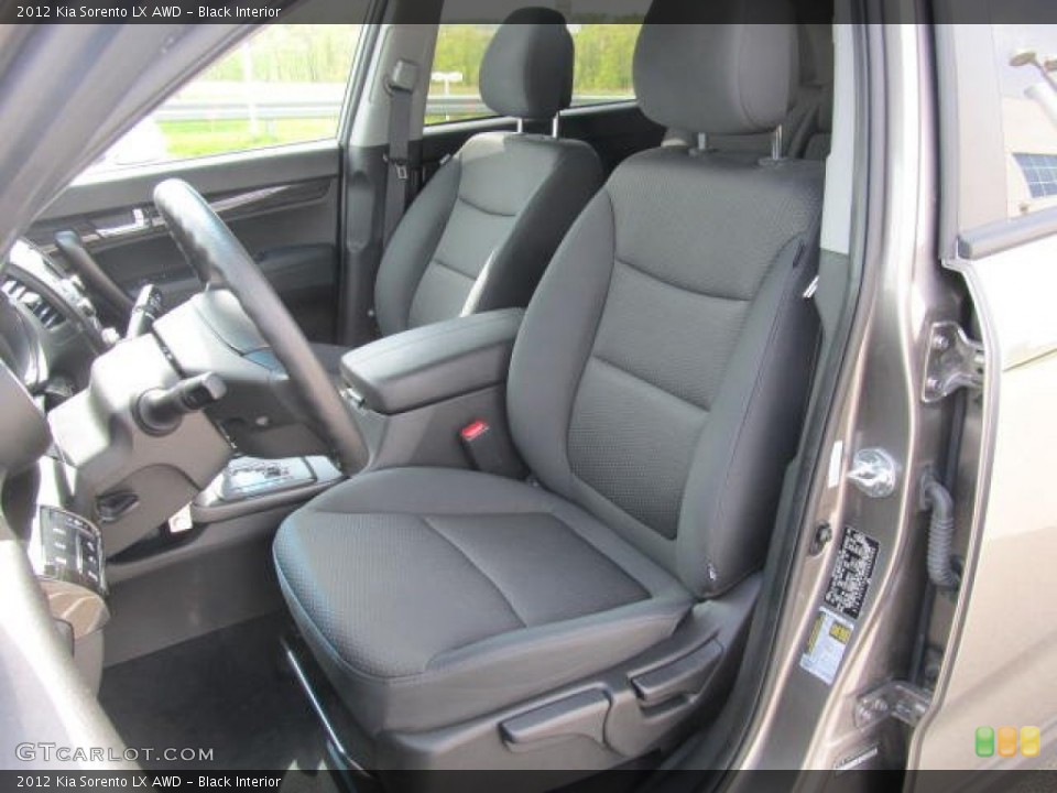 Black Interior Photo for the 2012 Kia Sorento LX AWD #63958388