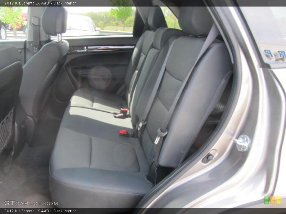 Black Interior Photo for the 2012 Kia Sorento LX AWD #63958397