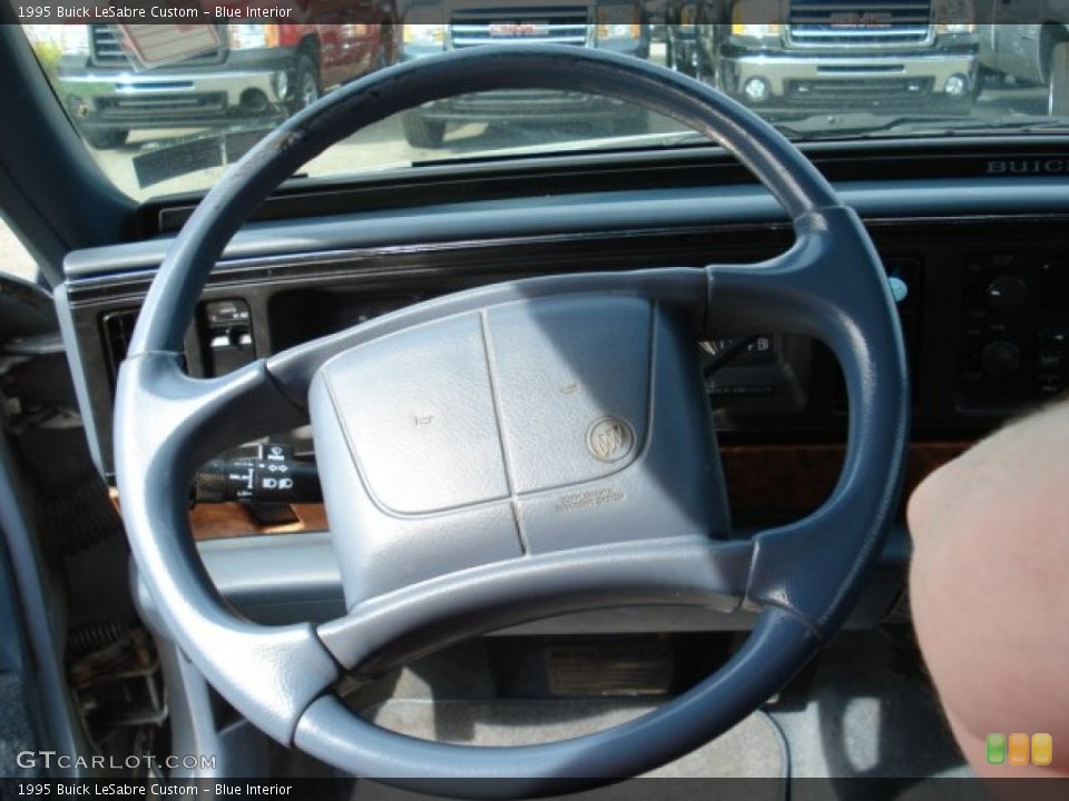 Blue Interior Steering Wheel for the 1995 Buick LeSabre Custom #63960382