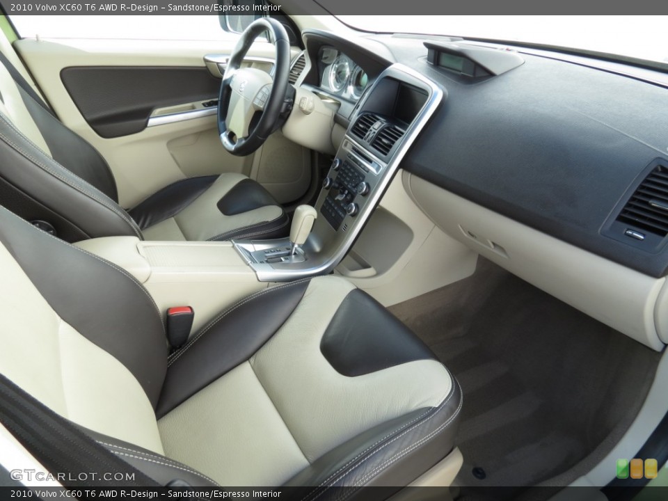 Sandstone/Espresso Interior Photo for the 2010 Volvo XC60 T6 AWD R-Design #63962671
