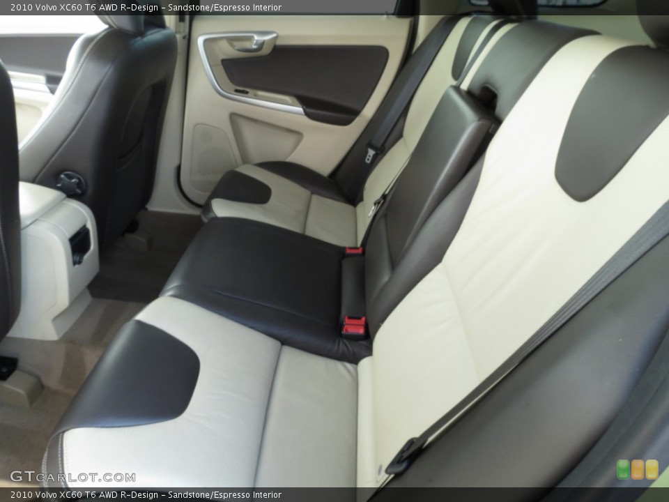Sandstone/Espresso Interior Rear Seat for the 2010 Volvo XC60 T6 AWD R-Design #63962704