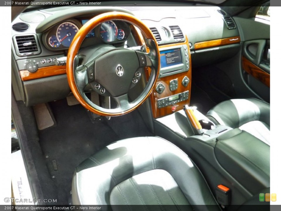Nero Interior Prime Interior for the 2007 Maserati Quattroporte Executive GT #63962740