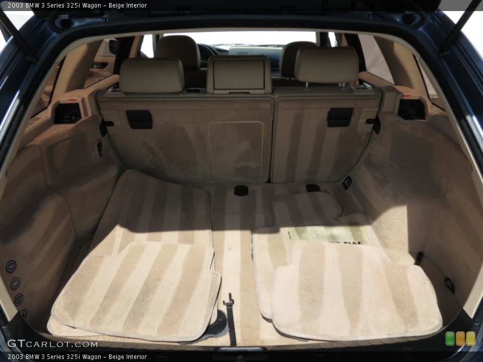 Beige Interior Trunk for the 2003 BMW 3 Series 325i Wagon #63963997