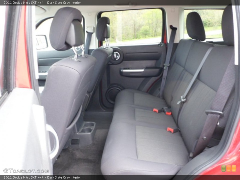 Dark Slate Gray Interior Rear Seat for the 2011 Dodge Nitro SXT 4x4 #63965152