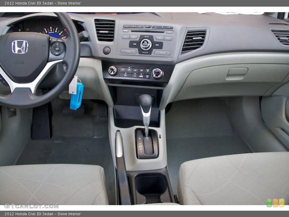 Stone Interior Dashboard for the 2012 Honda Civic EX Sedan #63965920