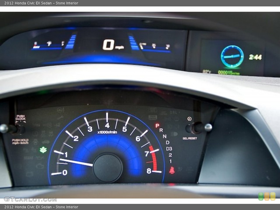 Stone Interior Gauges for the 2012 Honda Civic EX Sedan #63965937