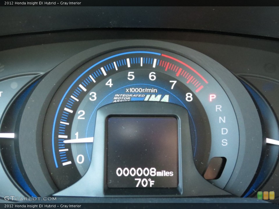 Gray Interior Gauges for the 2012 Honda Insight EX Hybrid #63966538