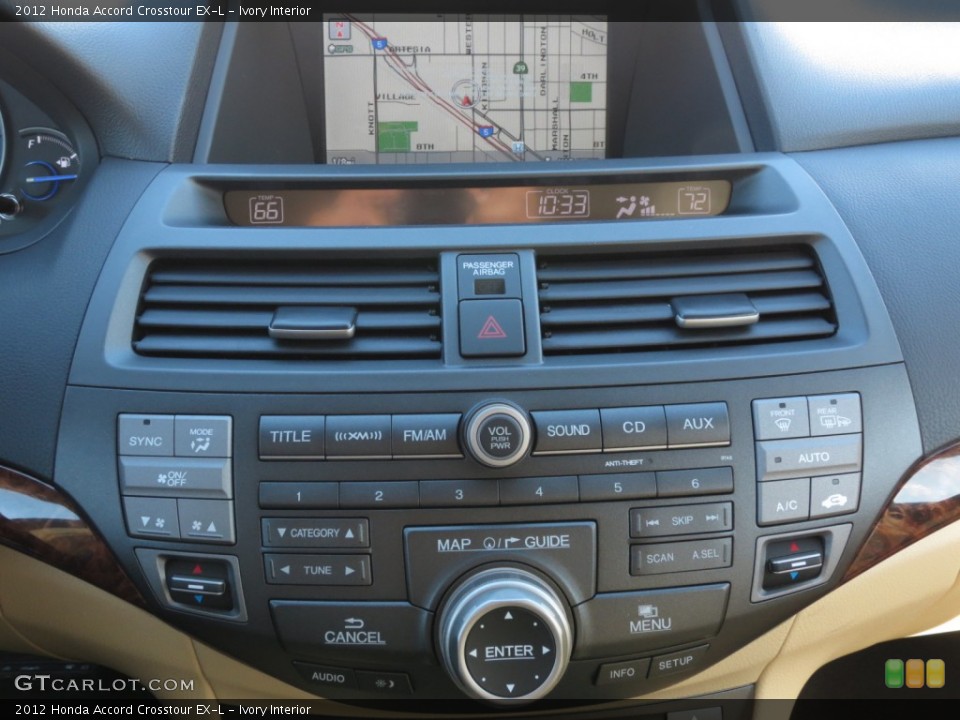Ivory Interior Controls for the 2012 Honda Accord Crosstour EX-L #63967760