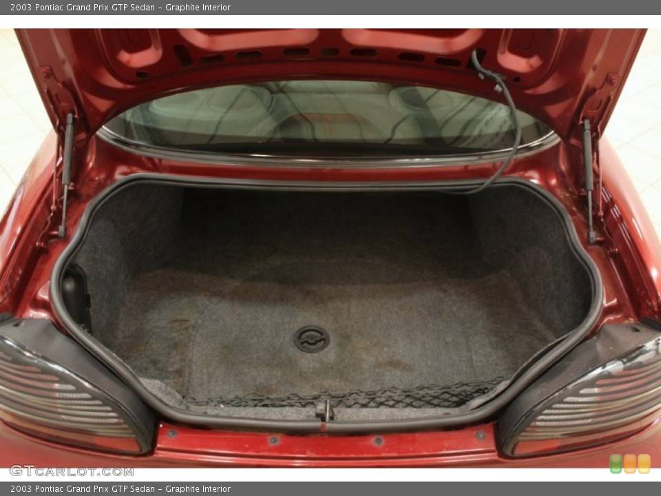 Graphite Interior Trunk for the 2003 Pontiac Grand Prix GTP Sedan #63968465