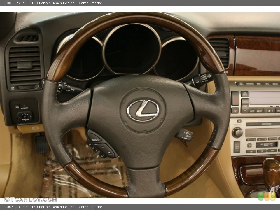 Camel Interior Steering Wheel for the 2006 Lexus SC 430 Pebble Beach Edition #63968861