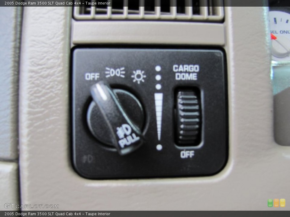 Taupe Interior Controls for the 2005 Dodge Ram 3500 SLT Quad Cab 4x4 #63974976