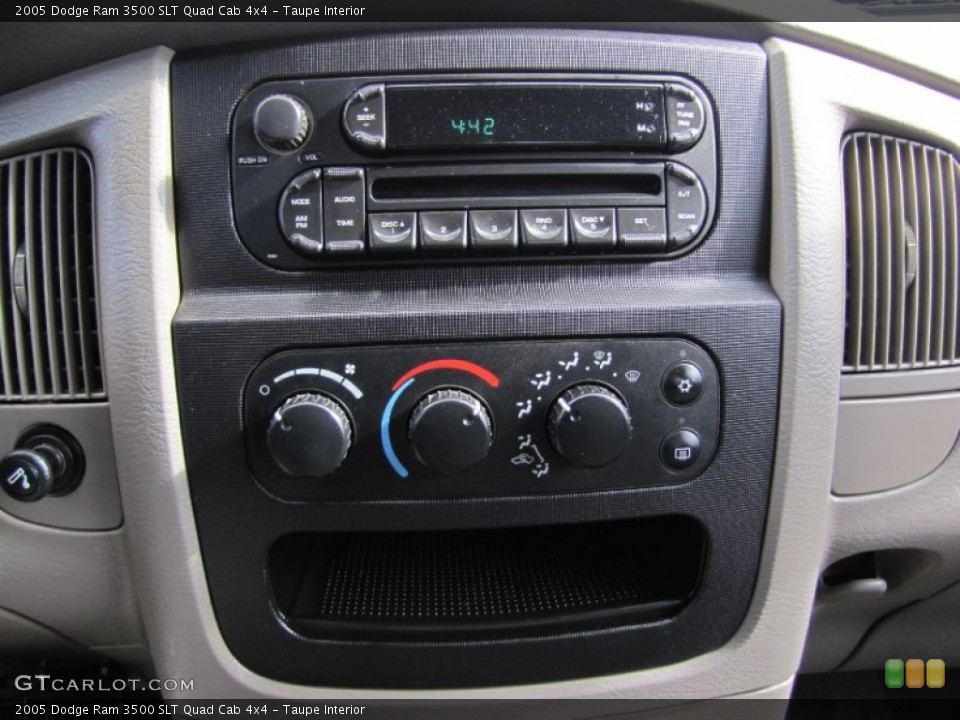 Taupe Interior Controls for the 2005 Dodge Ram 3500 SLT Quad Cab 4x4 #63974985