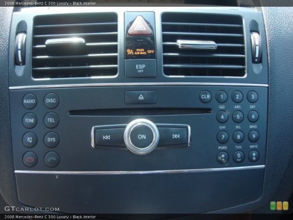 Black Interior Audio System for the 2008 Mercedes-Benz C 300 Luxury #63980019