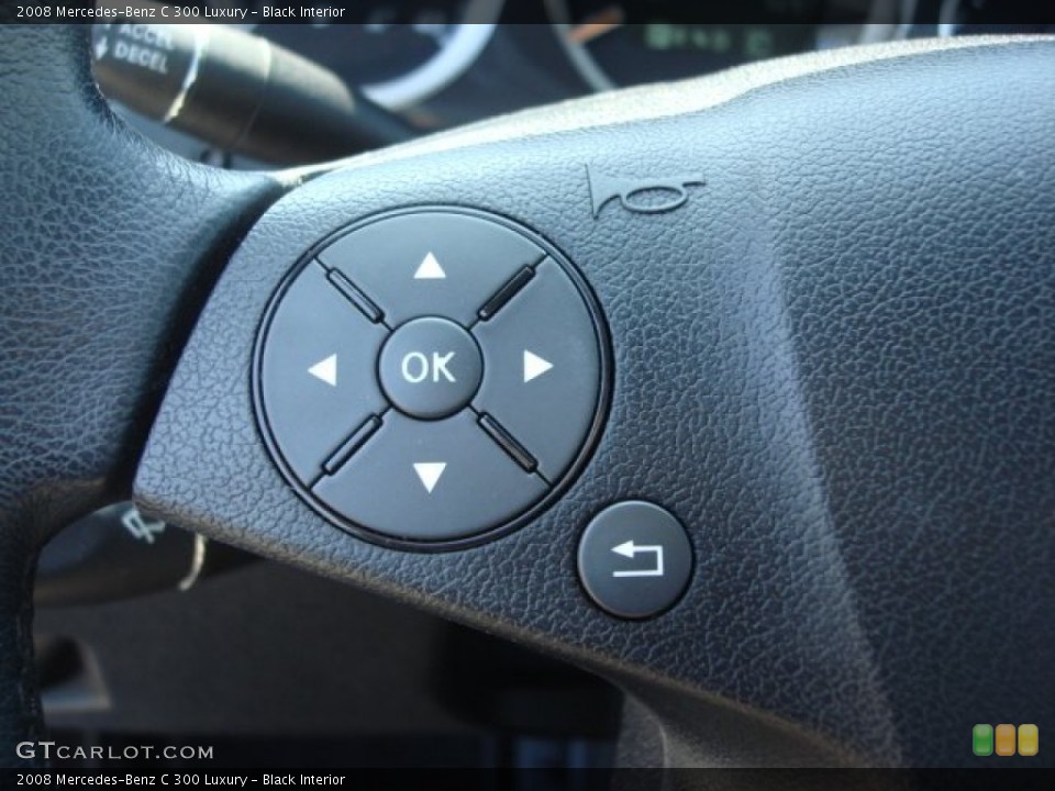 Black Interior Controls for the 2008 Mercedes-Benz C 300 Luxury #63980037
